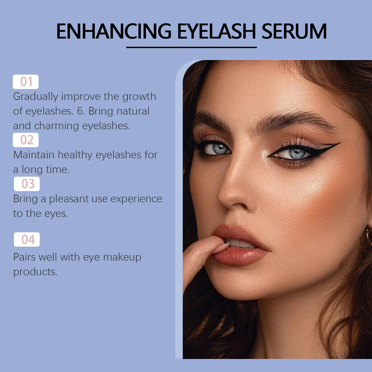 Eyelash Growth Serum with Vitamin E – Lengthen & Thicken Lashes