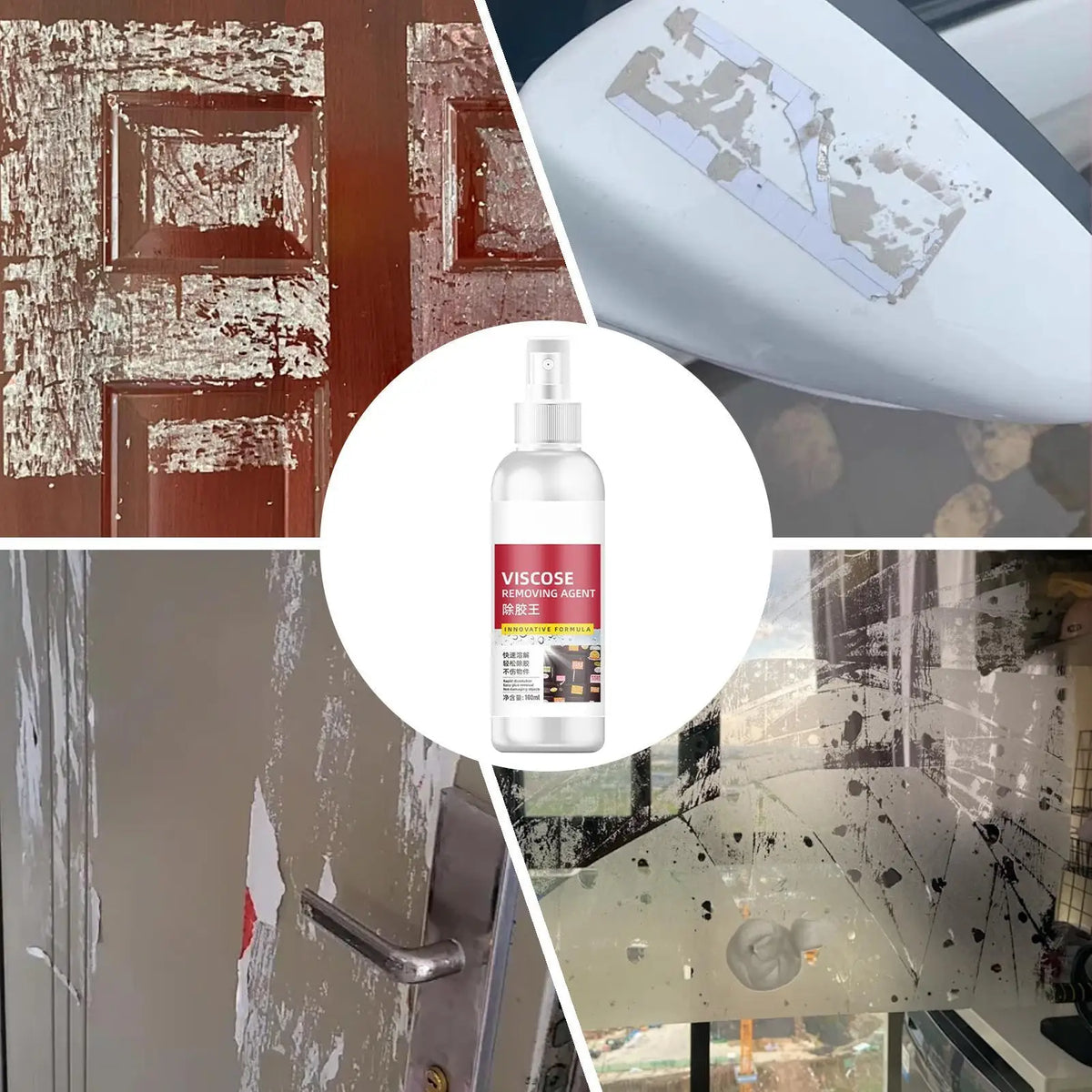 100ml Multi-Surface Adhesive Remover Spray | Glue & Sticker Cleaner