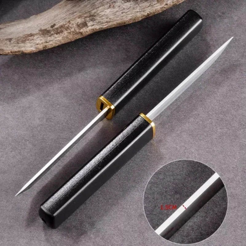 Fixed Blade Outdoor Knife – Stainless Steel Double Edge 1/2/3 Pack