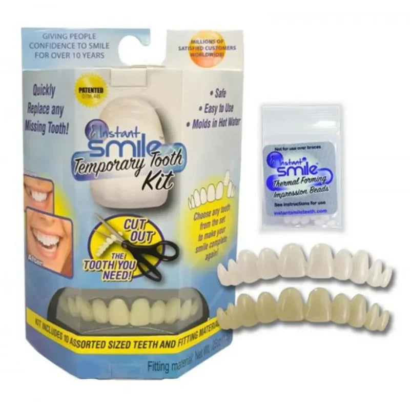 Snap-On Dental Veneers – Flexible Temporary Tooth Cover