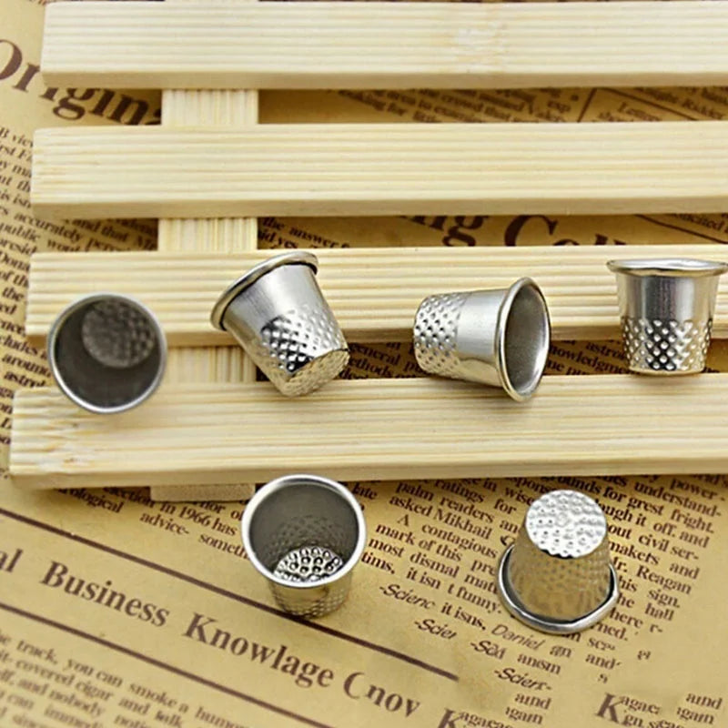 Metal Aluminum Needle DIY Hand Sewing Tool Pressure Finger Cover