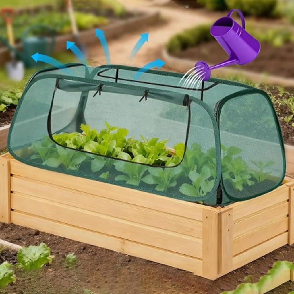 Foldable Plant Protector Mesh Cover – Garden Netting Raised Bed
