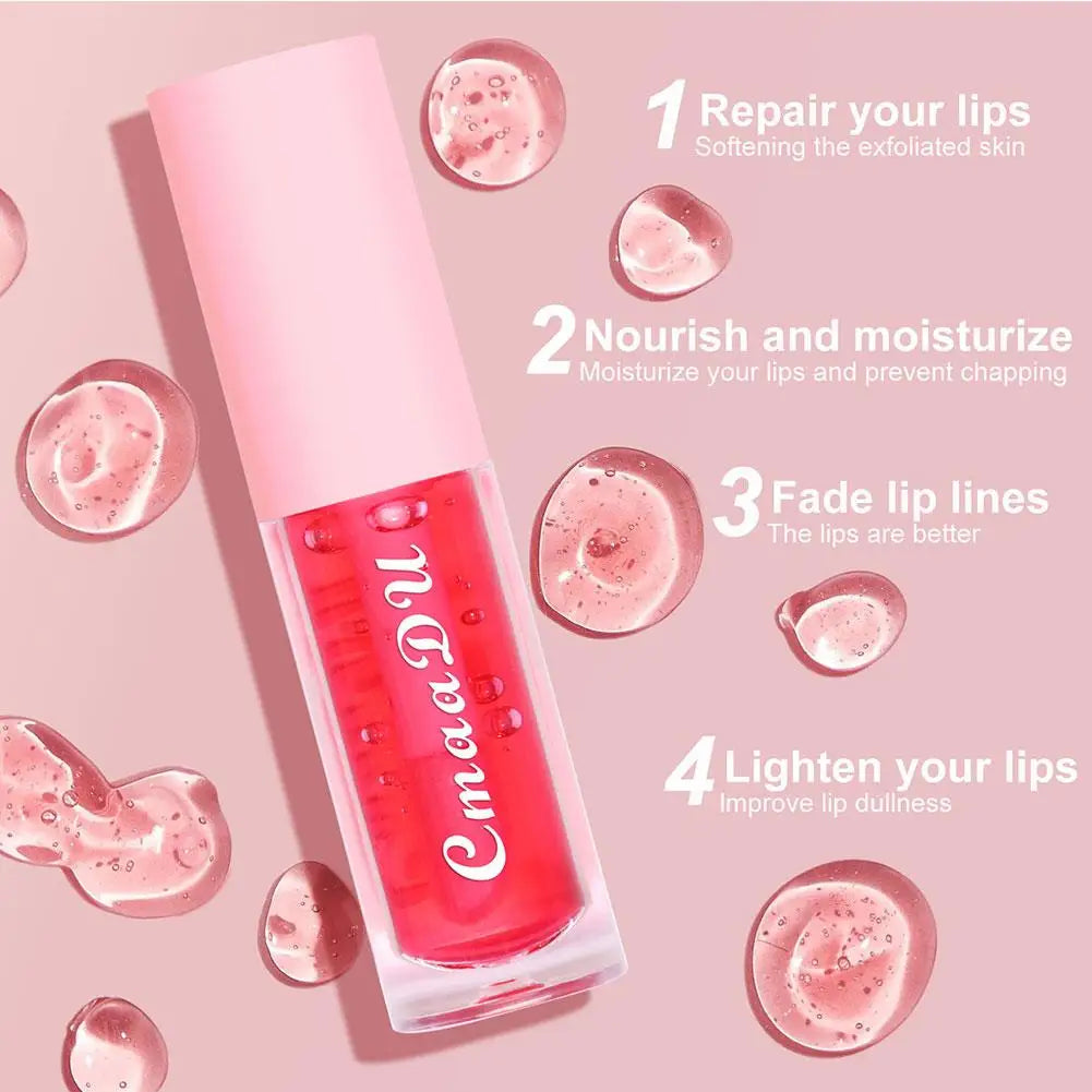 Color Changing Fruit Lip Balm – Moisturizing Lip Gloss 6 Flavors
