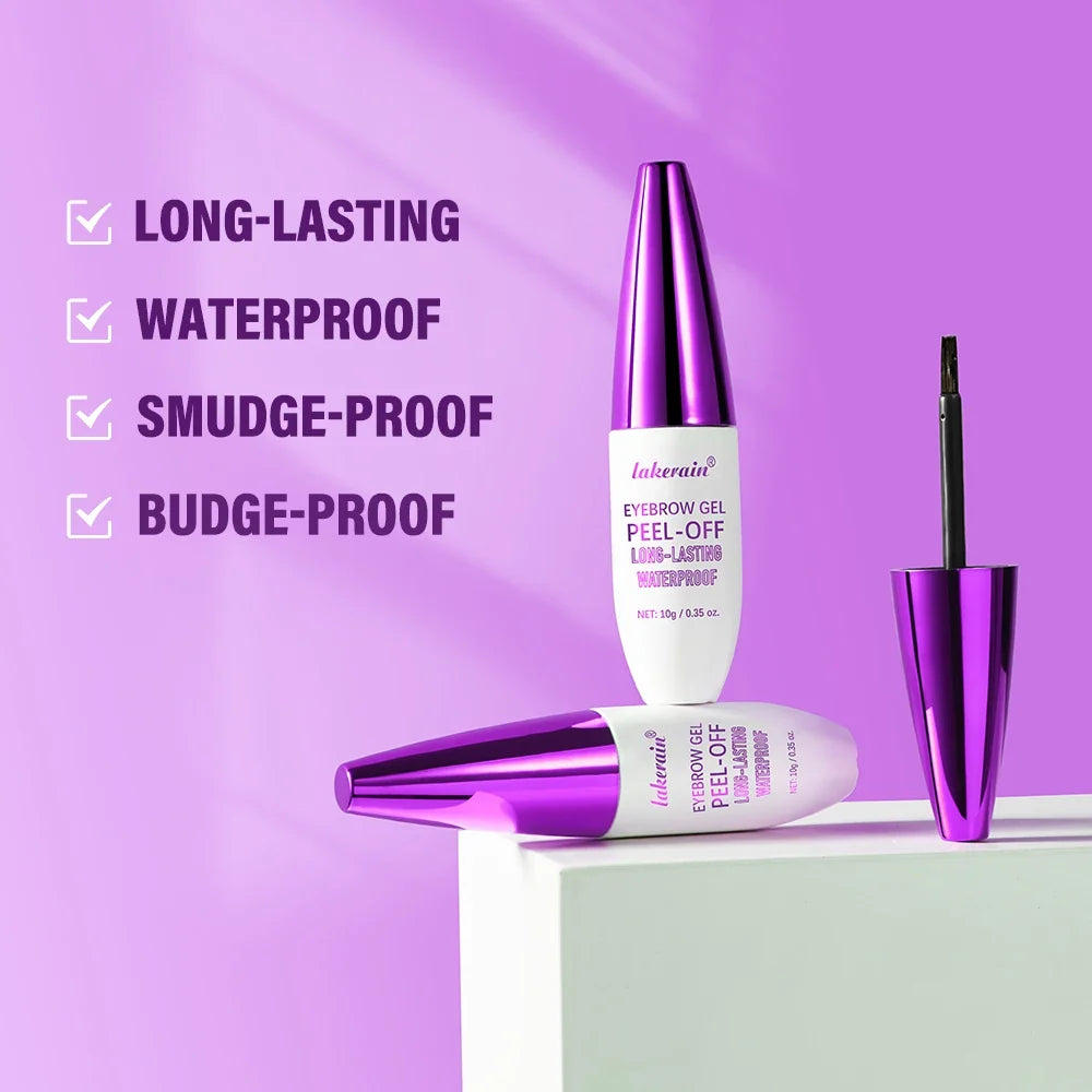 Peel-Off Eyebrow Gel Tint – Waterproof Semi-Permanent Brow