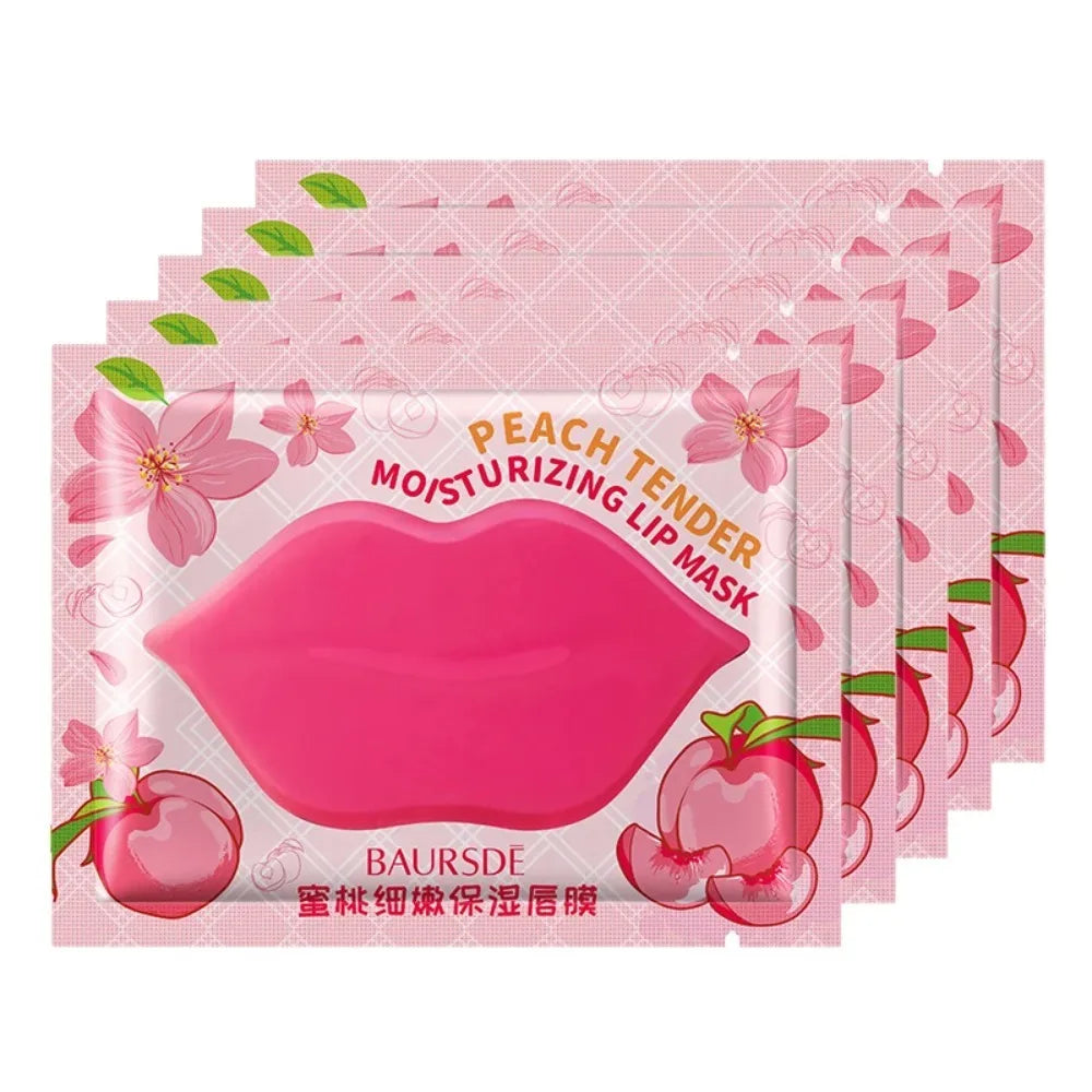 LAIKOU Collagen Fruit Essence Lip Mask – Moisturizing Gel Patches