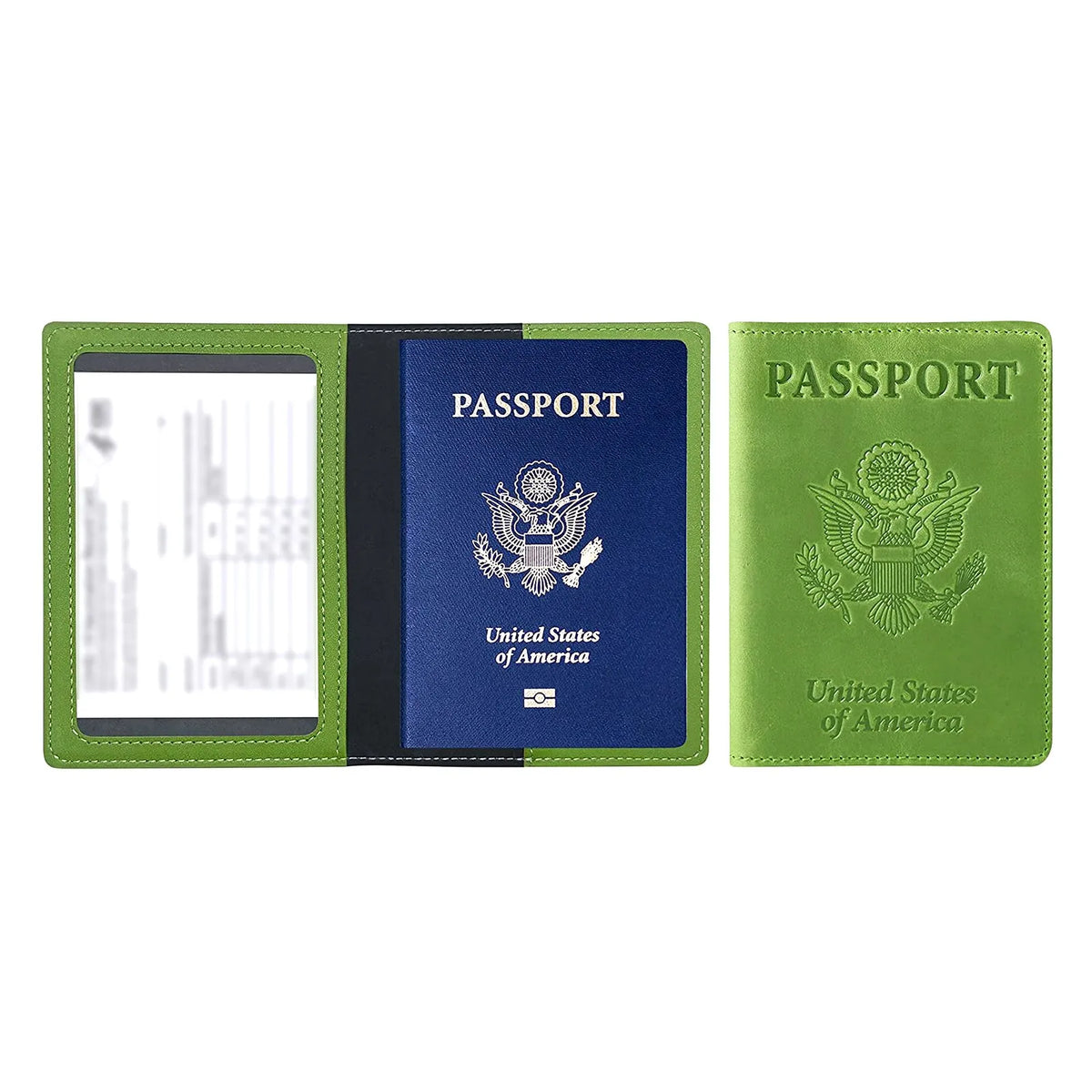 Leather Passport Cover & Card Holder Wallet – Unisex Travel