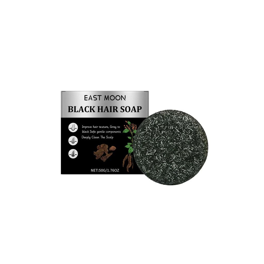 Bamboo Charcoal Solid Shampoo Bar – Scalp & Hair Nourishment