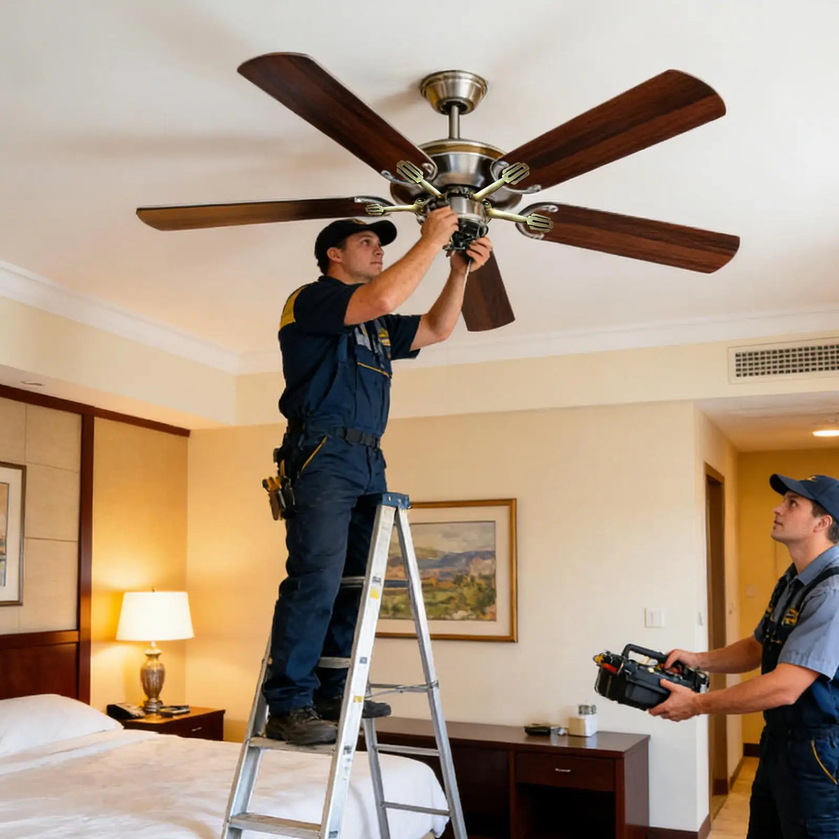5-Piece Ceiling Fan Arm Bracket Replacement Set – Easy Install