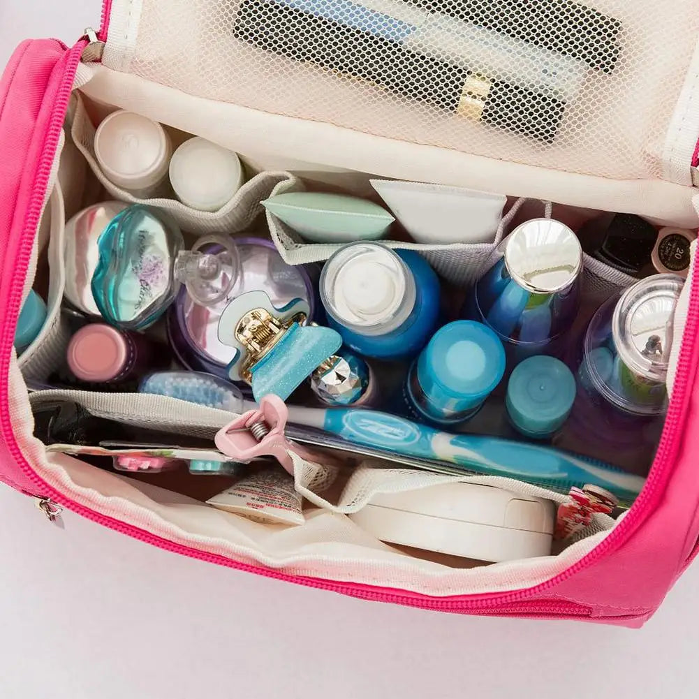 Travel Wash Makeup Bag Large Capacity Cosmetic Organizer Waterproof