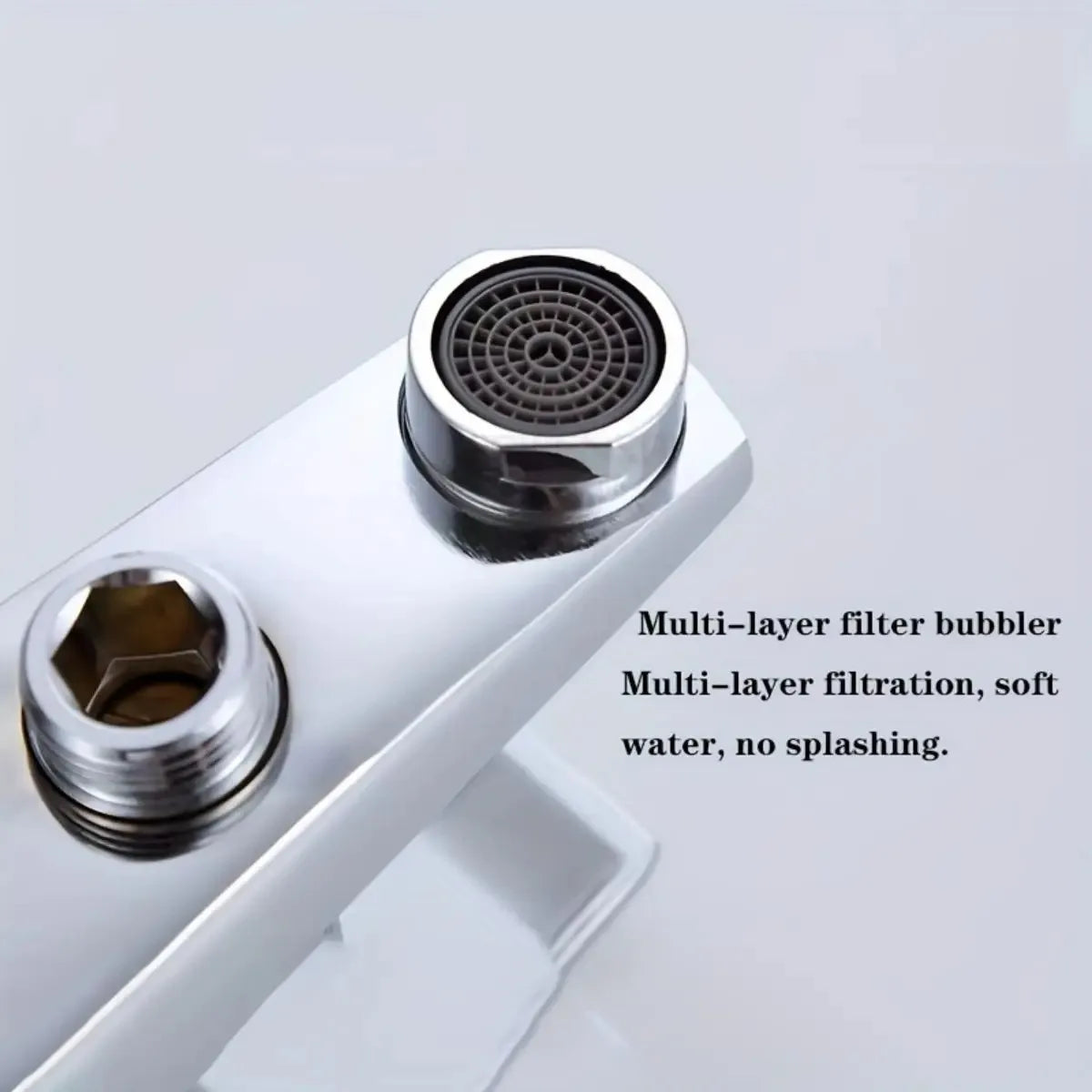 Zinc Alloy Wall-Mounted Triple Mixer Shower Faucet | G1/2 Inch