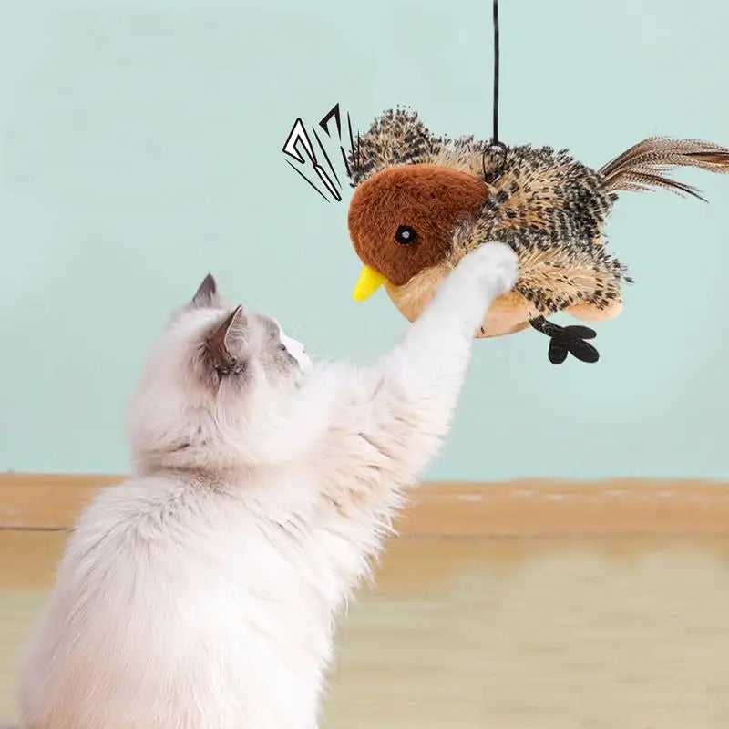 Interactive Flapping Bird Cat Toy | Remote Control & USB