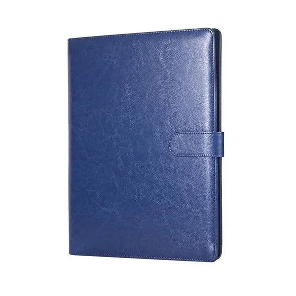 A4 Leather Conference Folder | Business File & Contract Organizer