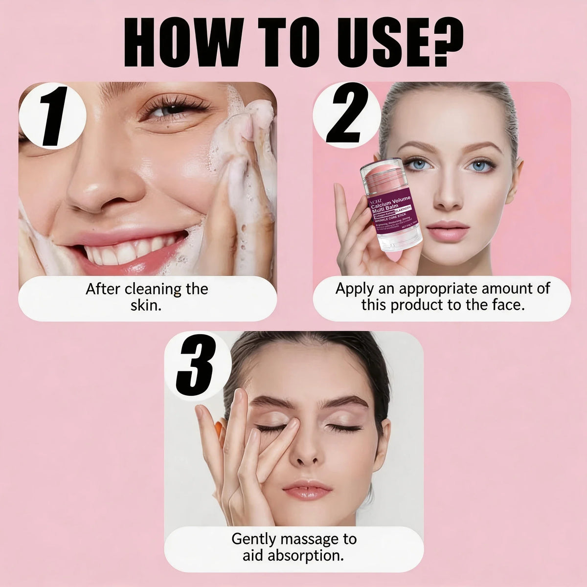 Collagen Facial Care Stick – 5-in-1 Hydrating Moisturizer