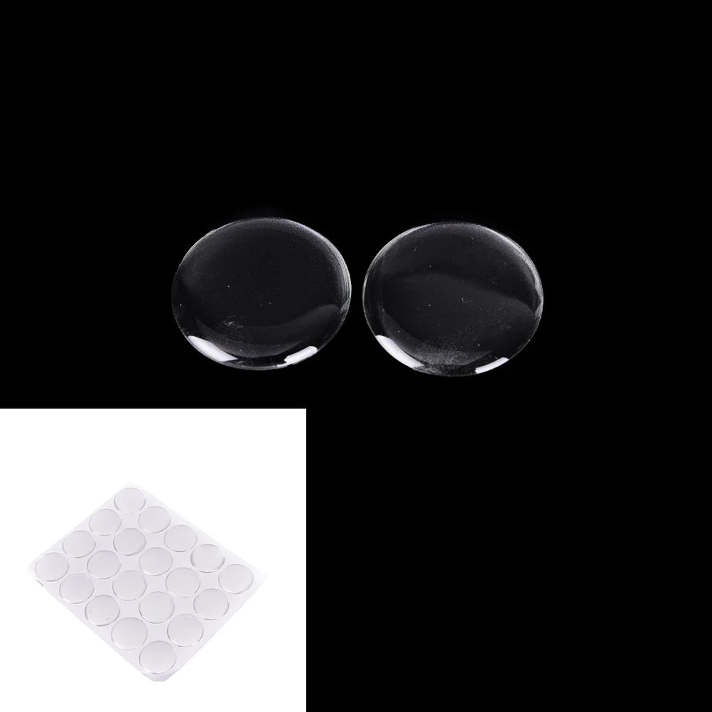 100PCS 1" Round Clear Epoxy Dome Stickers – 3D Bottle Cap Circles