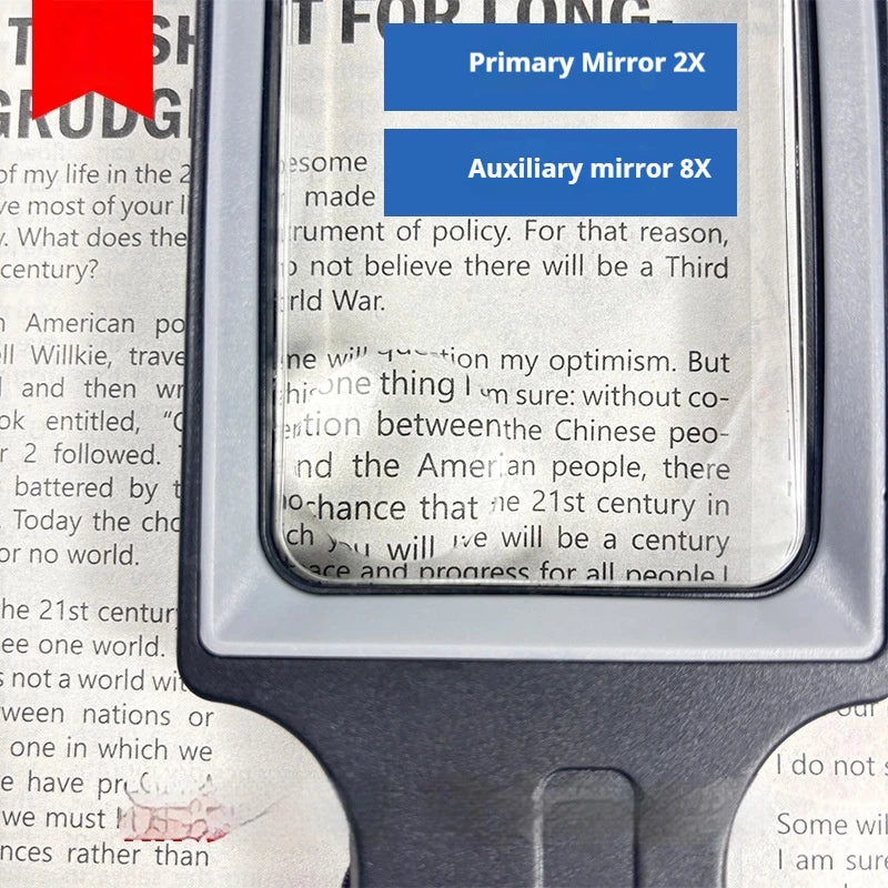 Handheld Magnifying Glass with 20 LED Lights | Reading & Kids