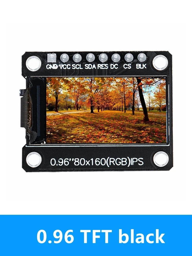 0.96" TFT LCD SPI Display Module ST7735 65K Color for Arduino