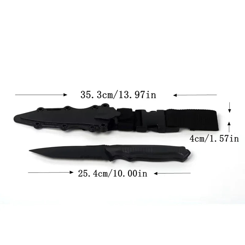 M50 Tactical Rubber Dagger – Soft Training Prop & Cosplay Toy