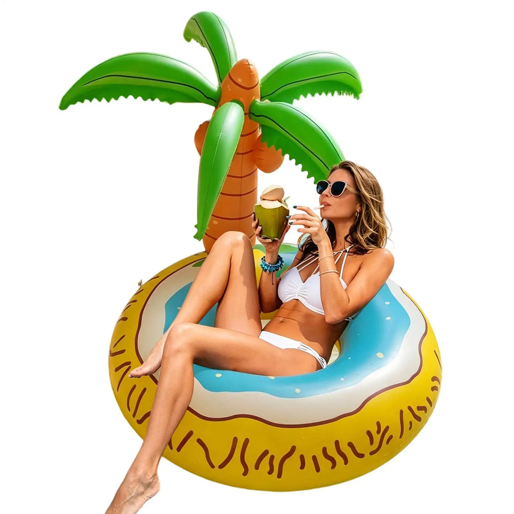 Giant Tropical Chair Pool Float – 48" Inflatable Summer Floatie