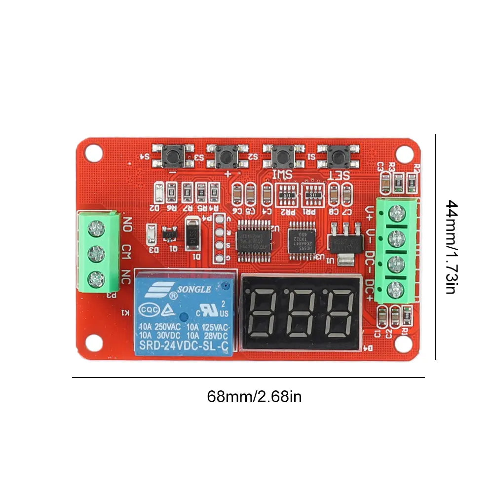 DVB01 Digital Voltage Comparator Module DC 5V 12V 24V Display
