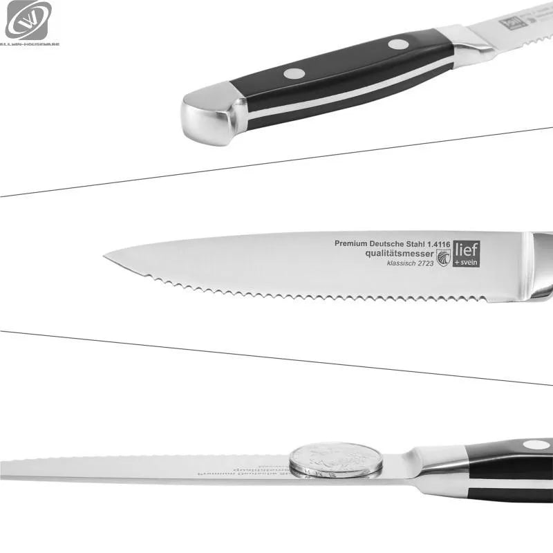Steak Knife & Fork Set 4/6/8 Pc – German Steel Polished Handles