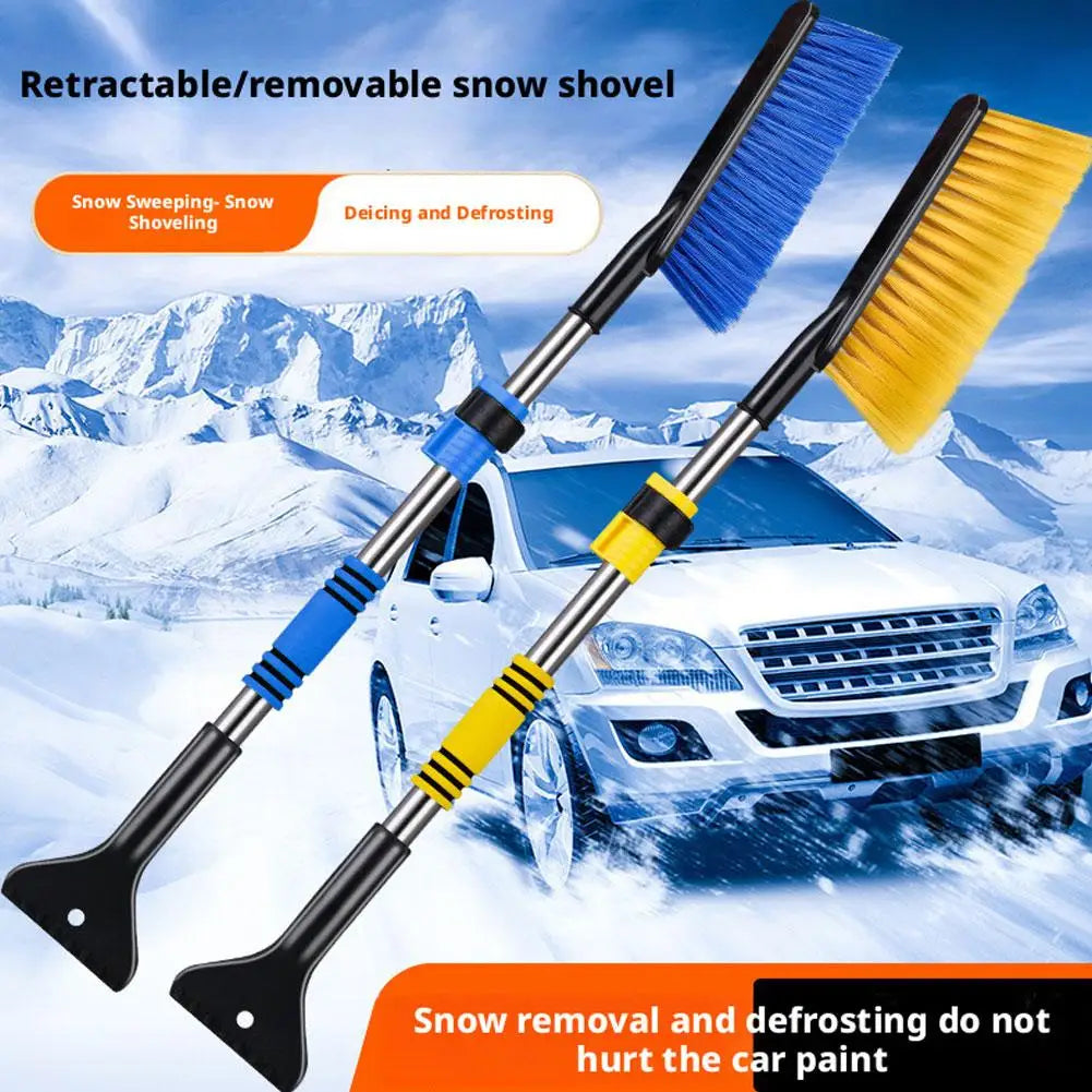 Extendable Car Snow Brush & Windshield Ice Scraper Tool