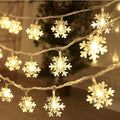 Snowflake LED Christmas Garland Hanging Tree Ornaments