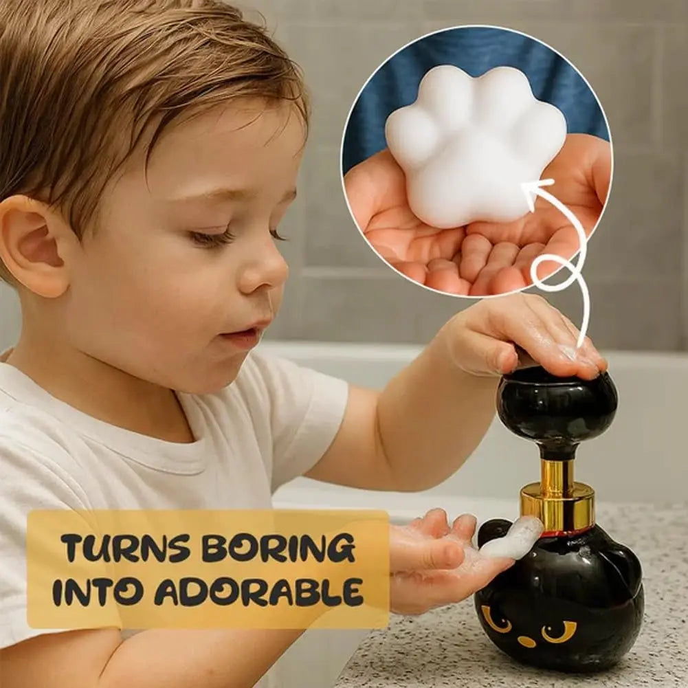 Cat Paw Foaming Soap Dispenser 480ml – Refillable Pump