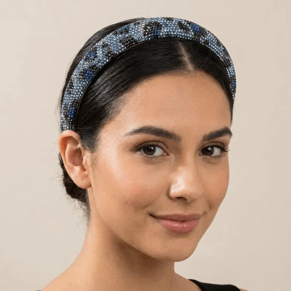 Sparkly Rhinestone Headband – Baroque Wide Hairband for Women