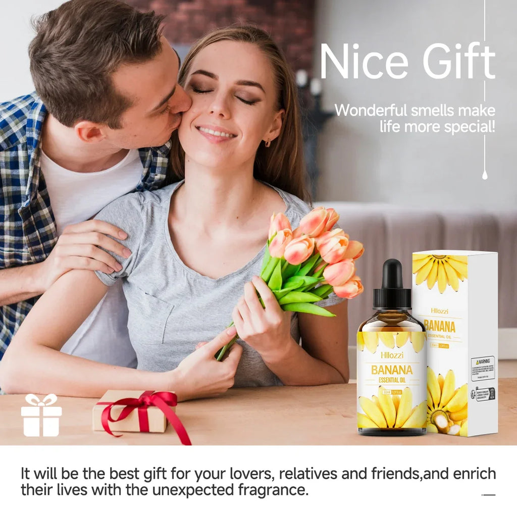 Hllozzi Banana Essential Oil 30ml – Skin, Hair & Aromatherapy