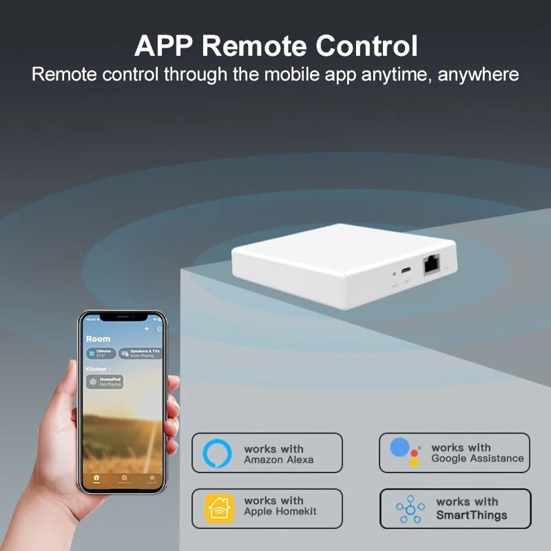 Tuya Matter Thread Hub Zigbee Smart Home Bridge Gateway Siri Voice