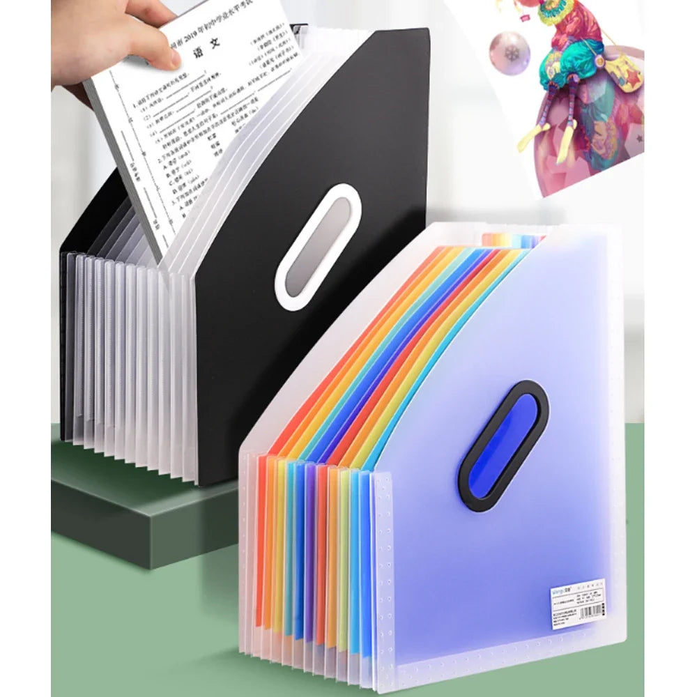 Expandable Vertical File Folder | Multi-Layer Paper Organizer