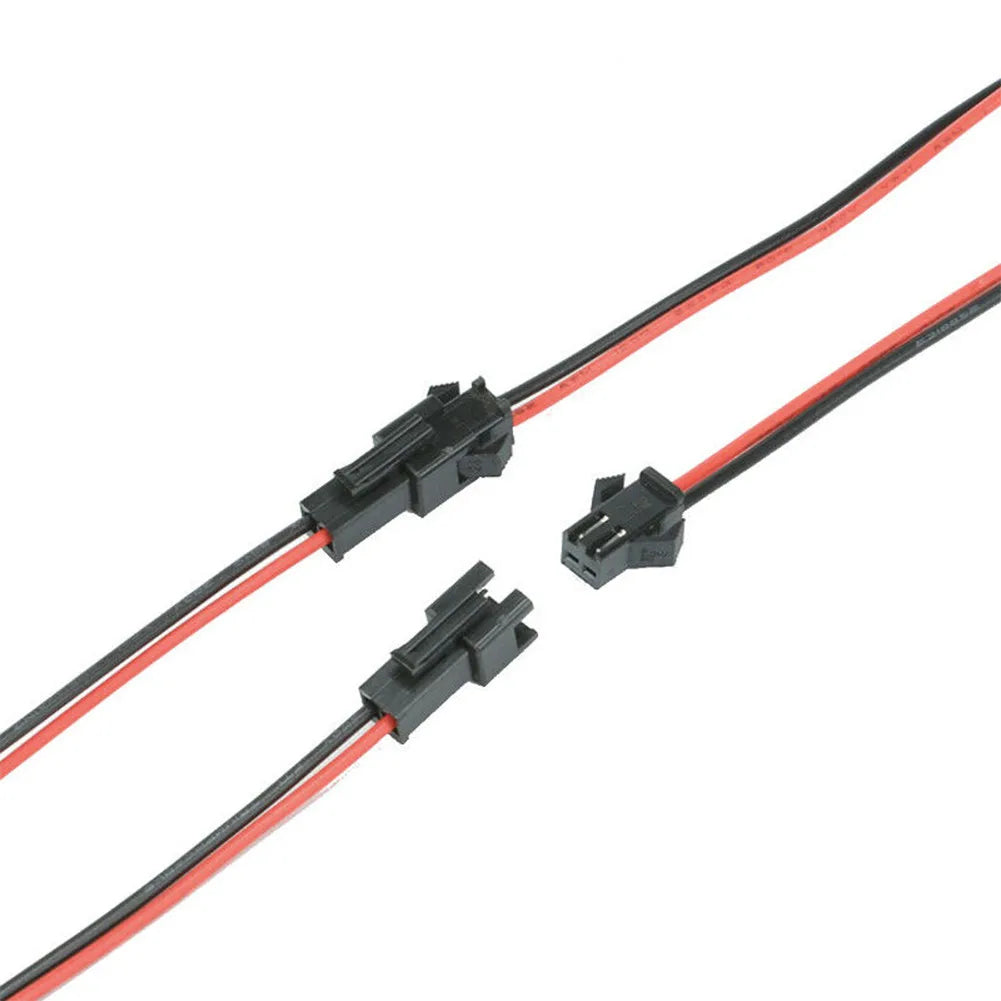 JST SM 2/3/5 Pin Male Female Wire Connector – 5 Pairs for LED