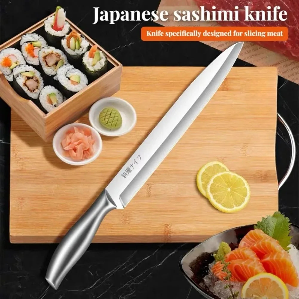 PLYS Japanese Sashimi Knife – Sharp Stainless Steel Slicer
