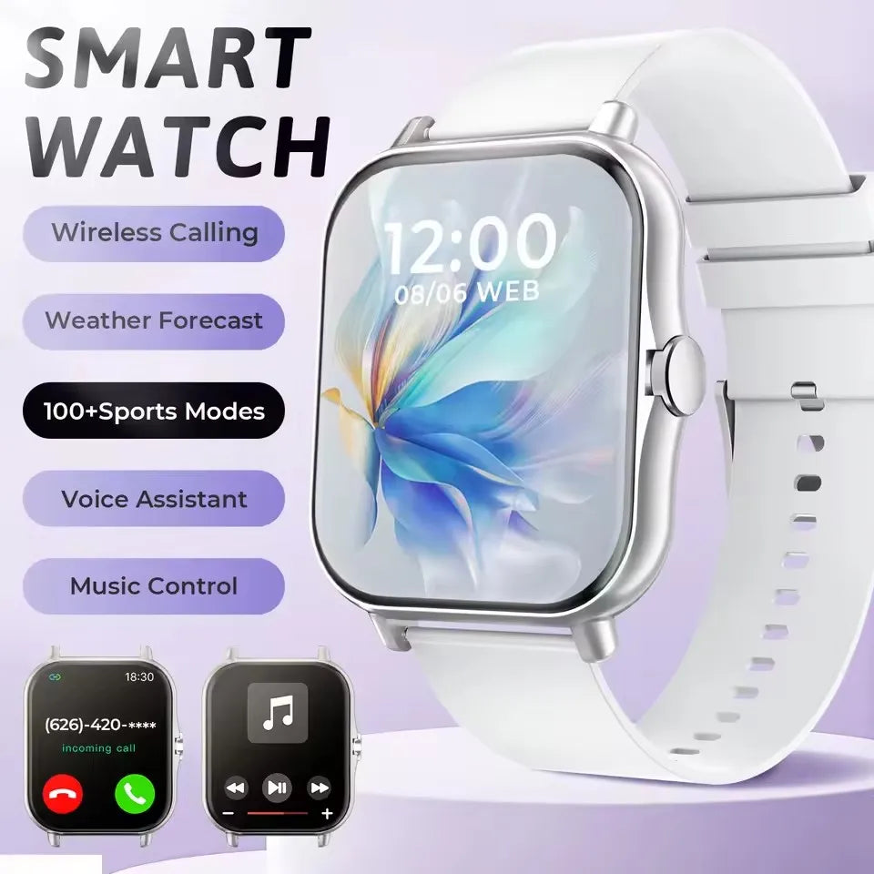 Smartwatch BT Call Health&sleep Monitoring 1 83''HD Screen Kids Smart