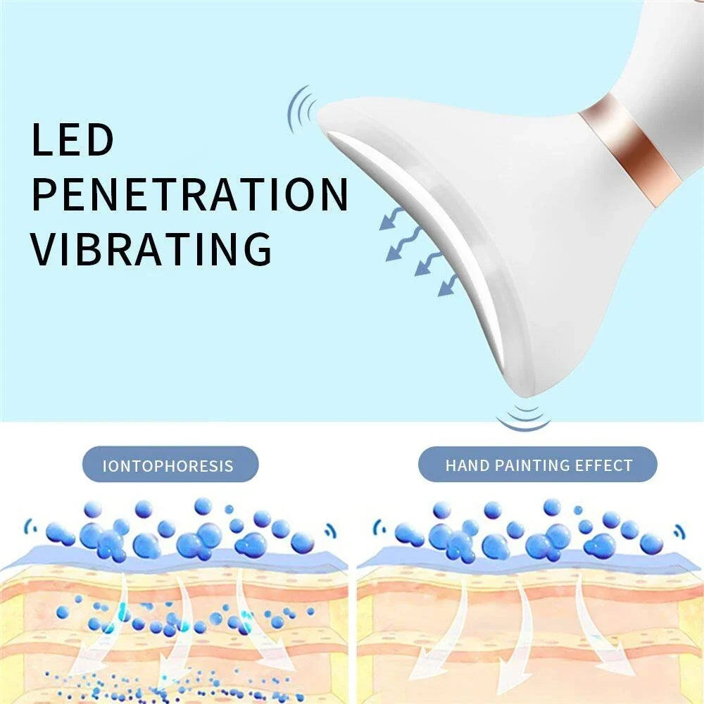 Microcurrent Facial Massager Lift Firm Skin Reduce Wrinkles Face Neck