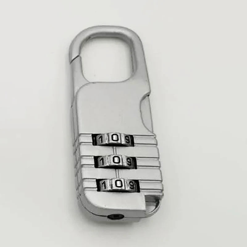 Portable Alloy Mini Lock Padlock Outdoor Travel Luggage Zipper