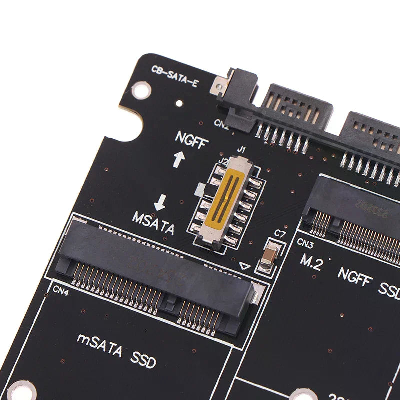 SATA 60Gbps M2 NGFF SSD MSATA Adapter M 2 Hard Disk Board