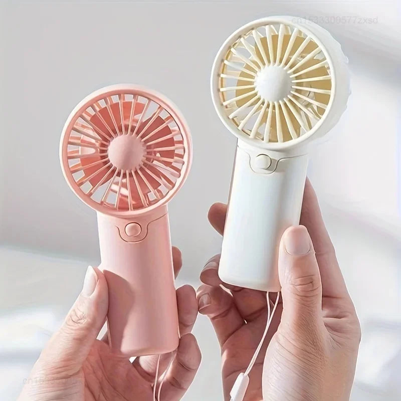 Cute Mini Portable Handheld Fan – Lightweight Pocket Fan