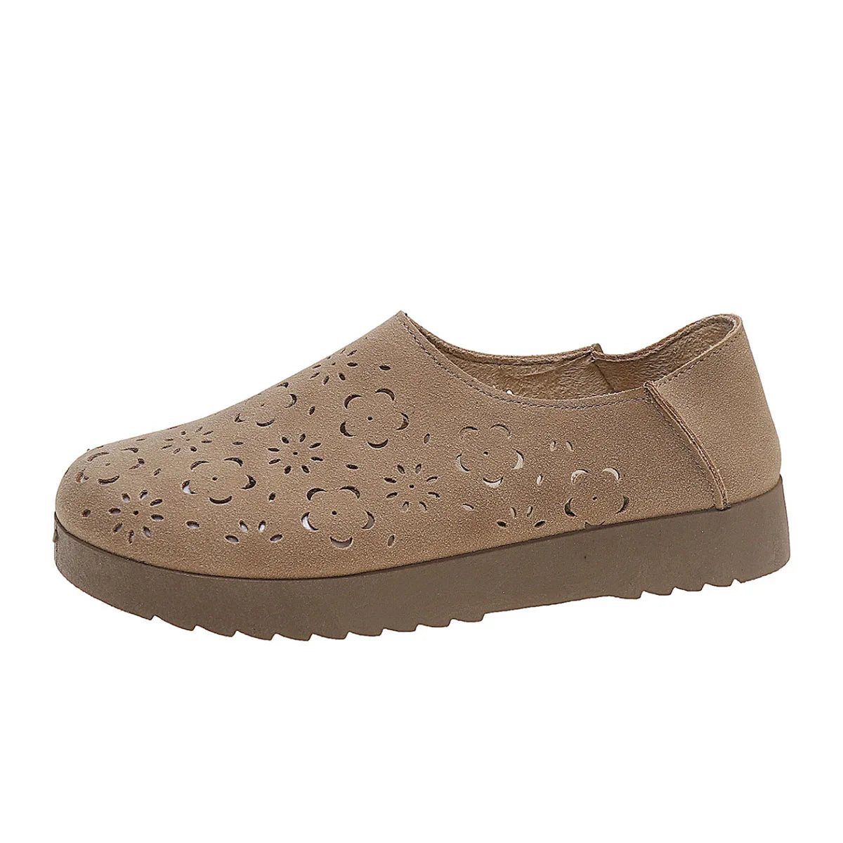 Women's Hollow Breathable Slip-On Flat Sneakers | Casual Summer