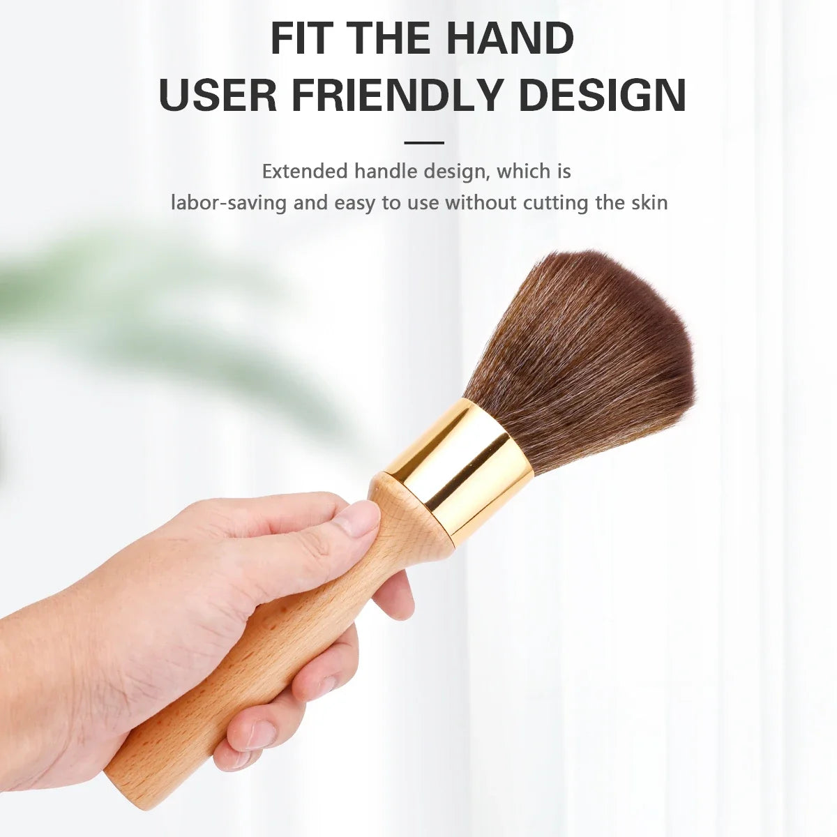Professional Barber Neck & Face Duster Brush | Hair Cutting Tool