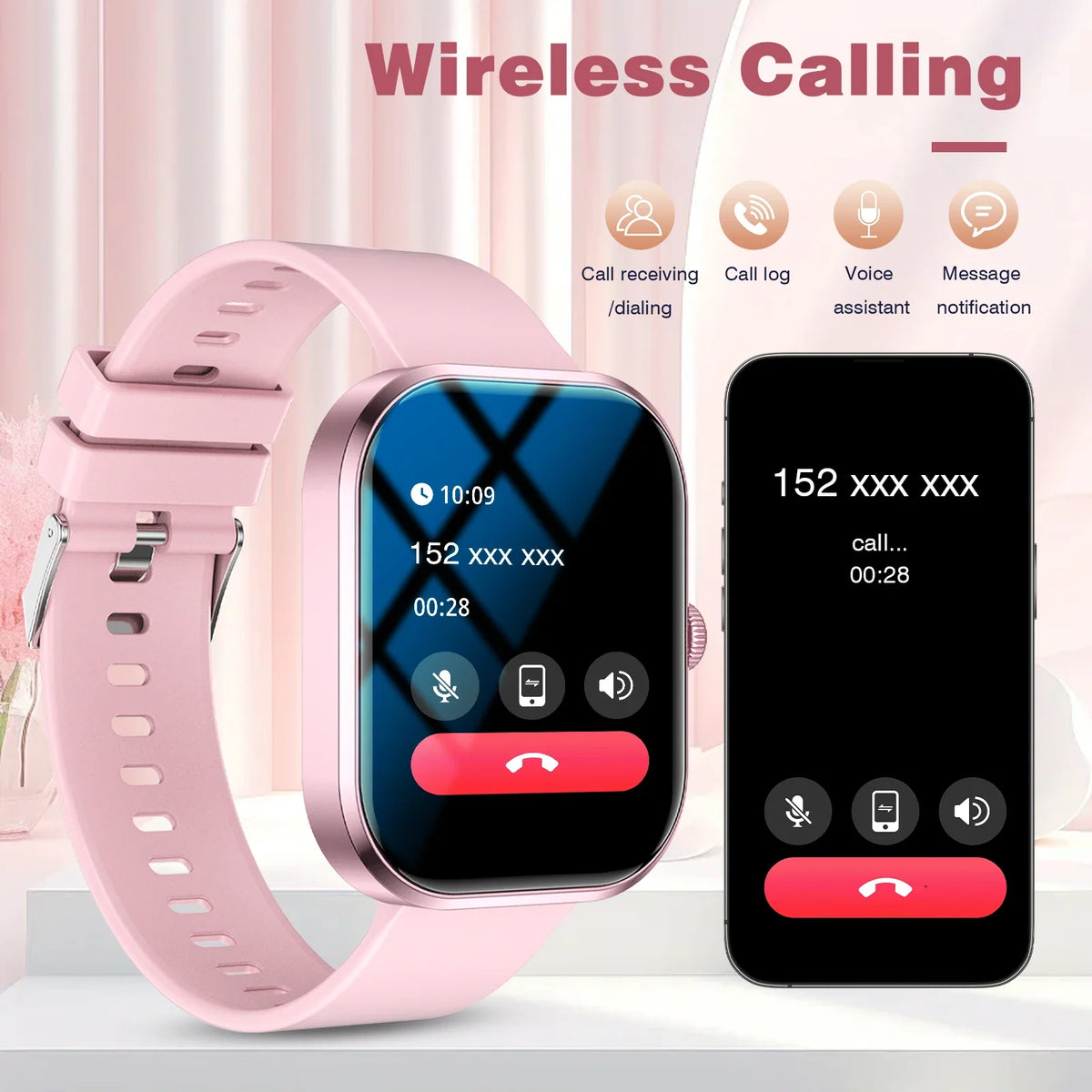 LOMAXFR G21 HD Touch Smart Watch – Calls, Music & Fitness