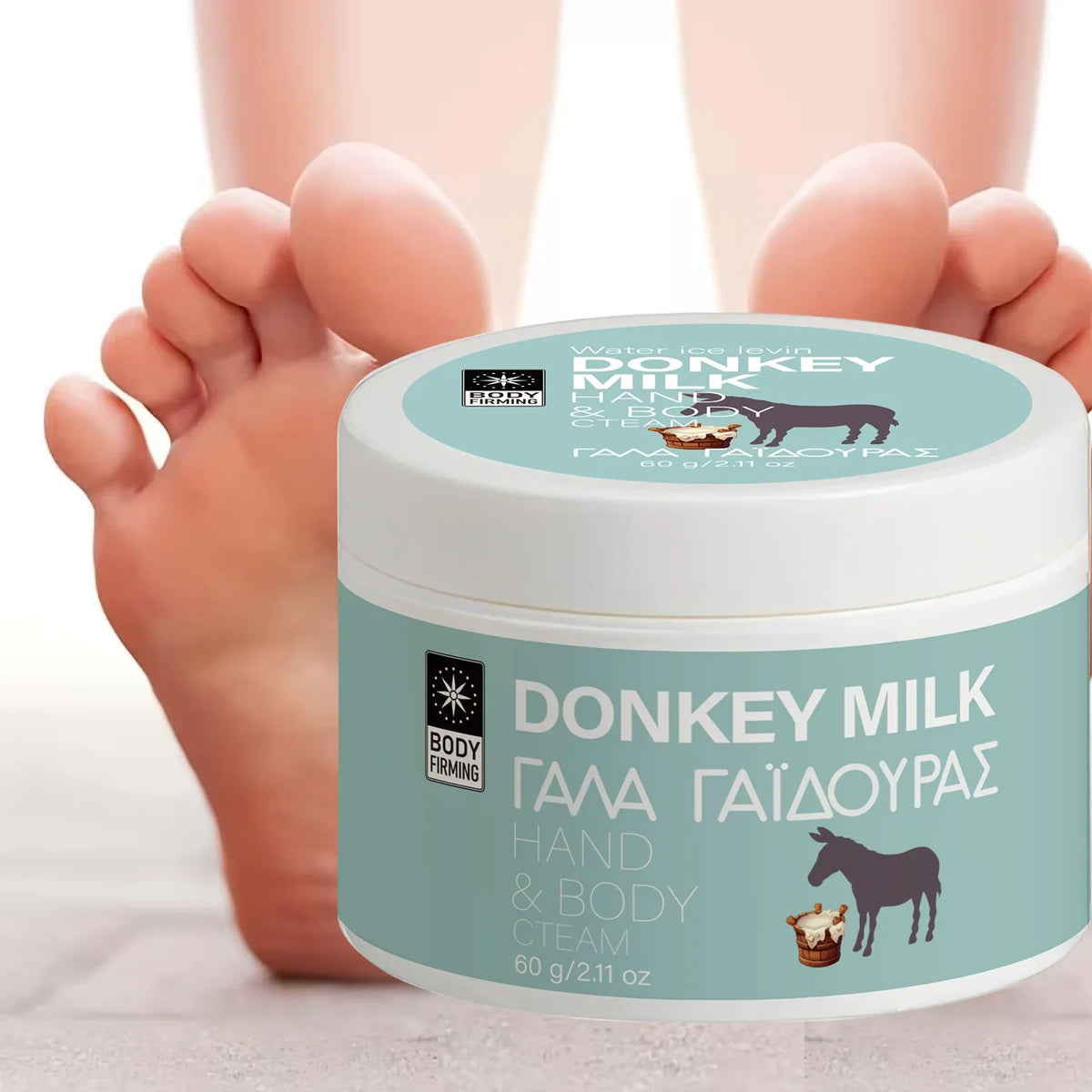 Donkey Milk Hand & Body Cream – Hyaluronic Acid & Coconut Oil