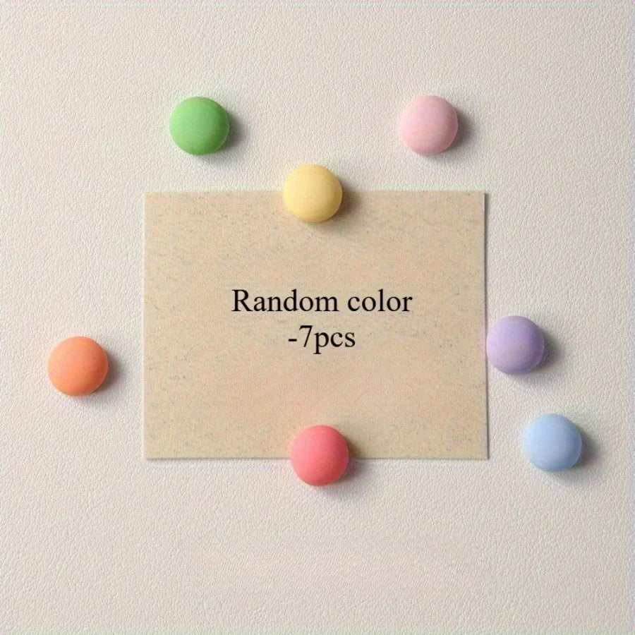 Colorful Star Fridge Magnets Set – 14 or 21 Round Resin Pieces