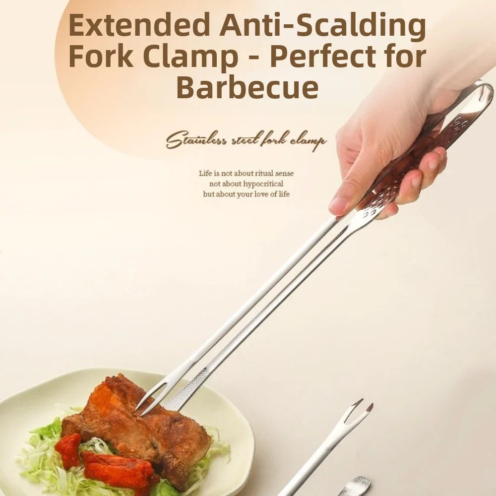 Stainless Steel BBQ Tongs | Long Handle Grill Tongs – 3 Sizes