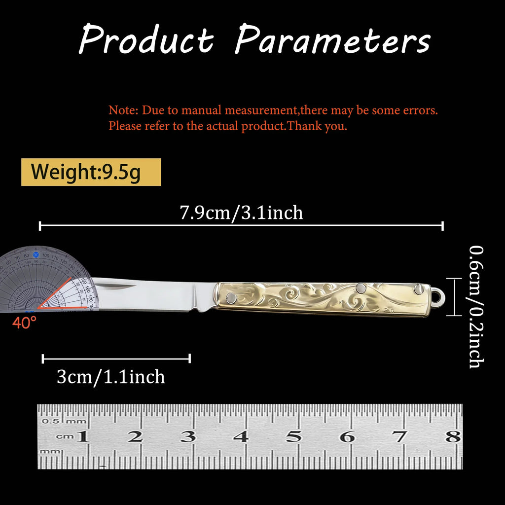 Mini Multipurpose Pocket Knife – Keychain Folding Camping Knife