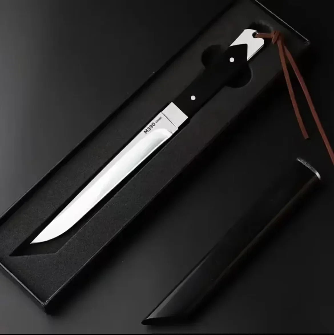 Forged Boning Meat Cleaver Knife – Stainless Steel with Cover