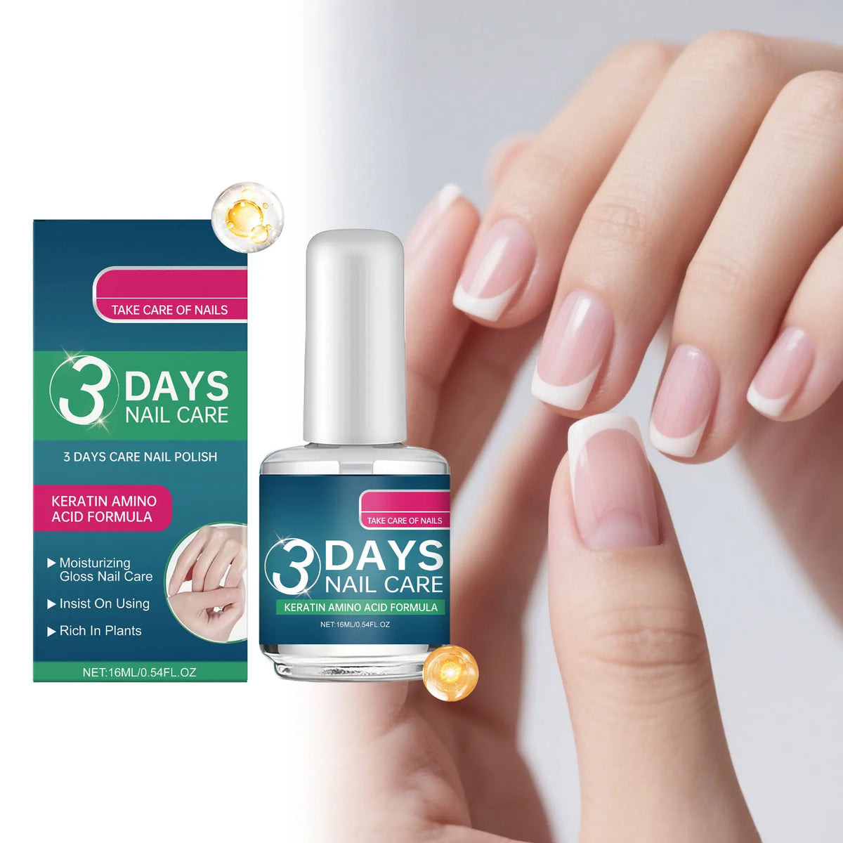 3-Day Nail Repair & Nourishing Oil – Moisturizing Cuticle Treatment