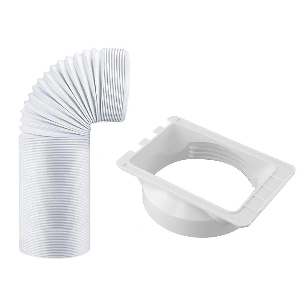 Portable Air Conditioner Hose Square Exhaust Connector ABS Adapter