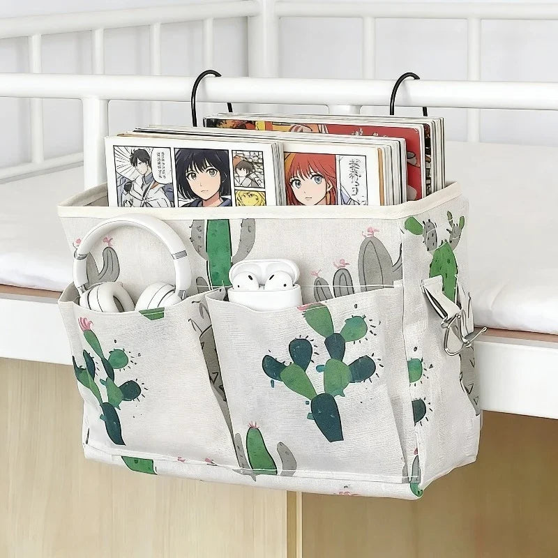 Large Capacity No Punch Bedside Hanging Basket Baby Diaper Practical