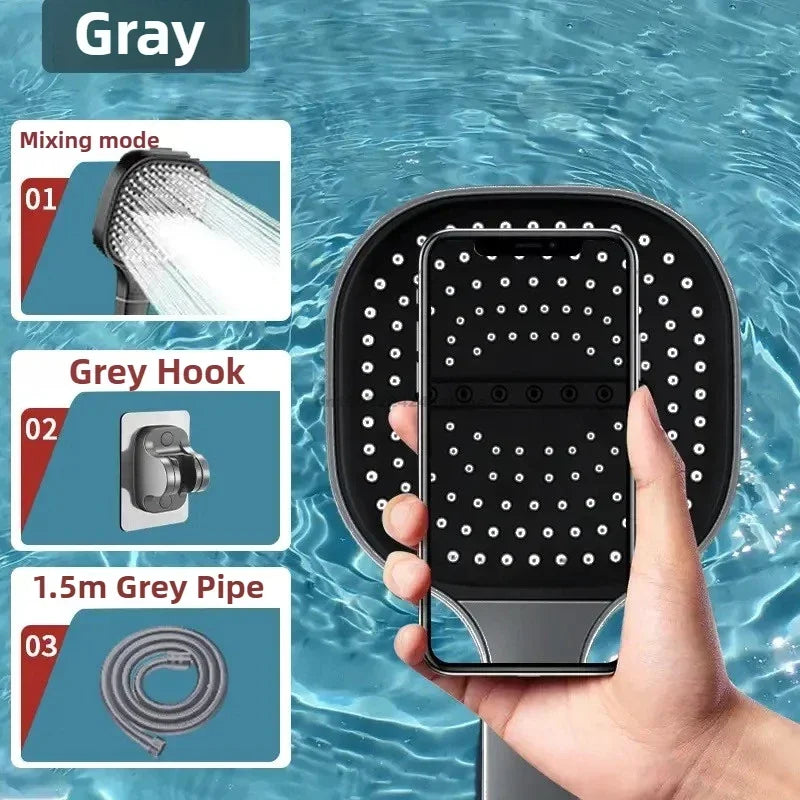 3-Mode High Pressure Handheld Shower Head | Water Saving